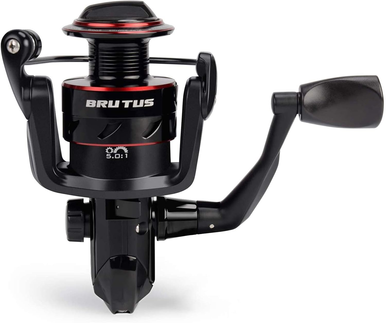 KastKing Brutus Spinning Reel, Freshwater Spinning Fishing Reels, Graphite Frame, CNC Aluminum Spool, 5.2:1 Gear Ratio, 4+1 Ball Bearings - Image 2