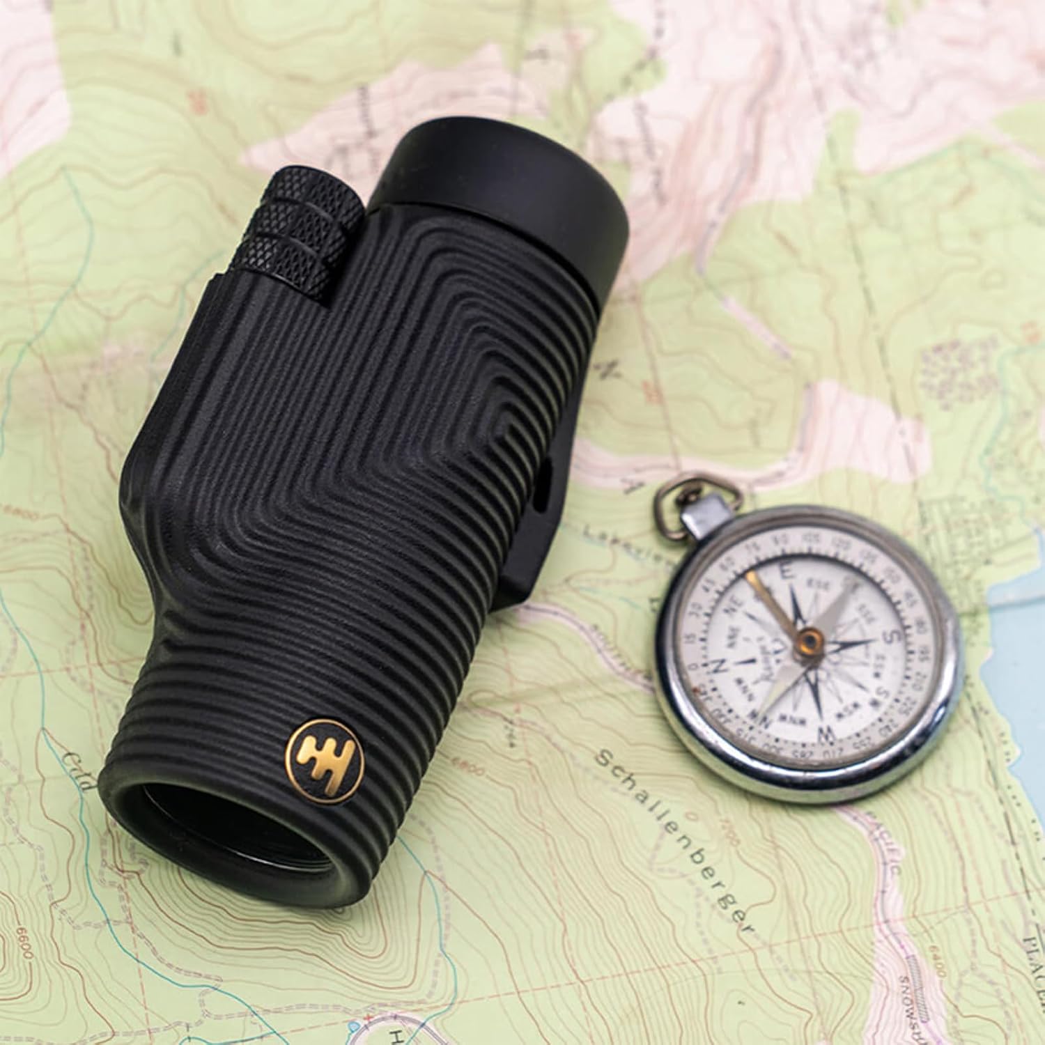 Nocs Provisions Zoom Tube 8x32 Monocular, 8X Magnification Telescope, Bak4 Prism, Wide Field of View for Bird Watching, Backpacking & Wildlife Viewing - Obsidian Black - Image 2
