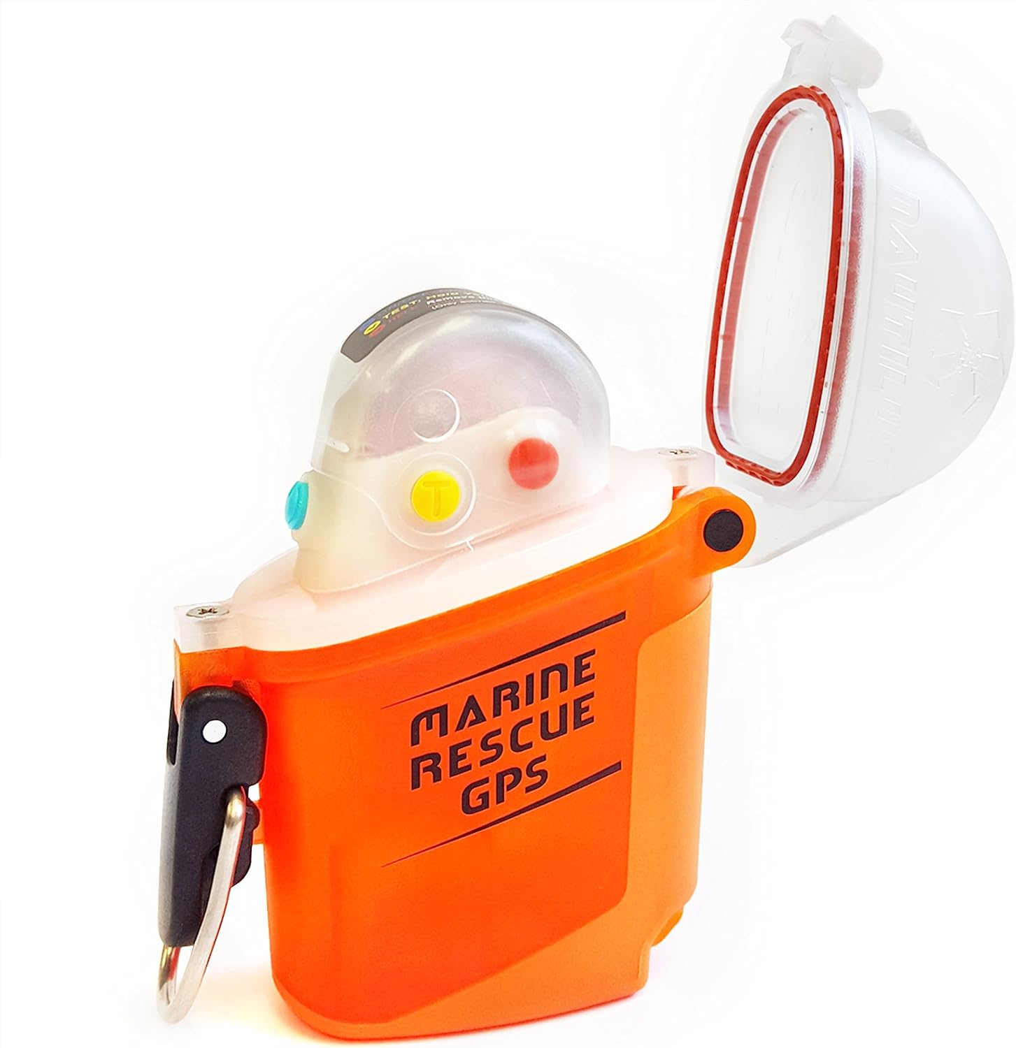 Nautilus Lifeline Marine Rescue Waterproof GPS with AIS/DSC Technology and 1 Antenna Winder for Accurate Positioning and Distress Alert Message Bundled with Silicone Pouch and Lanyard with Two D-Rings - Image 8