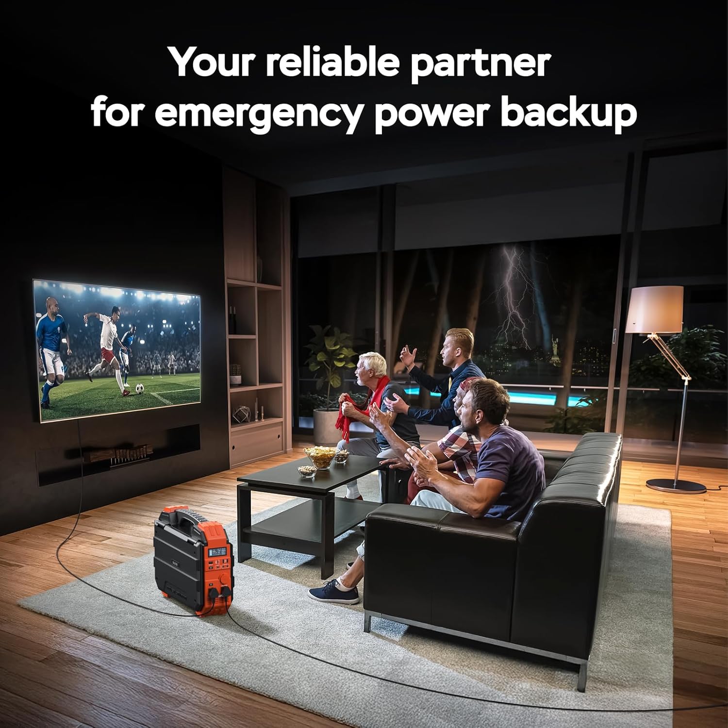 BLAVOR Portable Power Station 1600W (Peak 3200W), Built-in Solar Panel, 1024Wh LiFePO4 Battery, 100W USB-C Fast Charge, Solar Generator for Home Backup, Camping, Power Outages & RV - Image 6