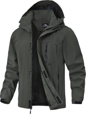 Zoofly Mens Hiking Jacket Waterproo...