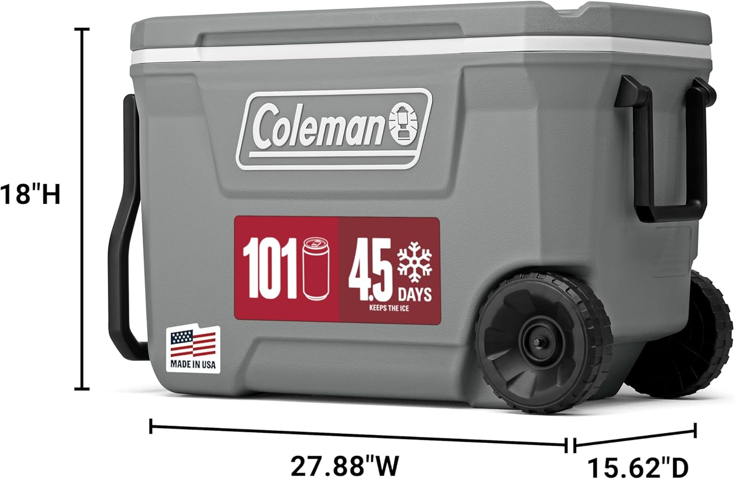 Coleman Ice Chest | 316 Series Wheeled Cooler - Image 2