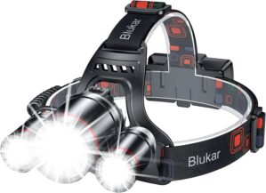 Blukar LED Rechargeable Headlamp,Su...