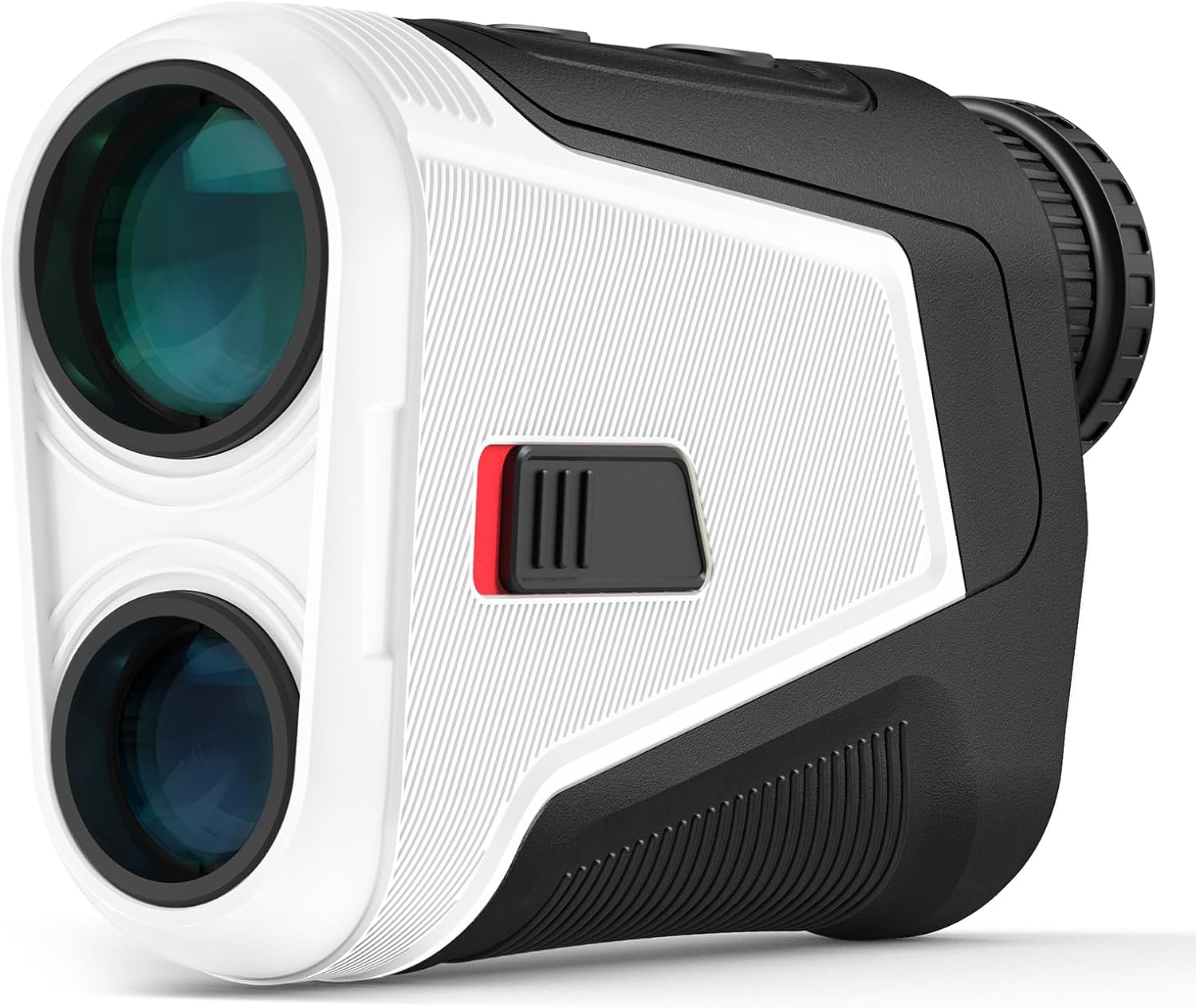WOSPORTS Red OLED Display Golf Rangefinder with Slope, Ultra-Clear 1200 Yards 7X Magnification Laser Range Finder, Magnetic/Flag Pole Locking Vibration