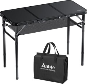 Anbte Folding Camping Table with St...