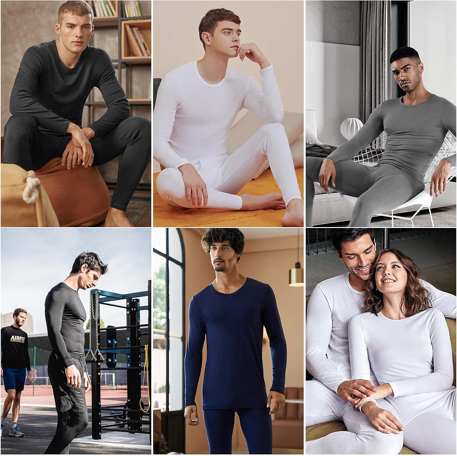 WEERTI Thermal Underwear for Men Long Johns with Fleece Lined Base Layer Men Cold Weather Top Bottom - Image 7