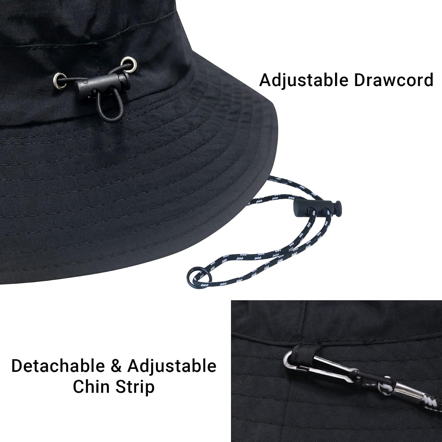 PFFY Packable Sun Bucket Hat for Men Women Outdoor UV Protection Sun Hats Waterproof Lightweight Hiking Outdoor Cap - Image 5