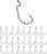 Reaction Tackle Offset EWG Worm Hooks – Super Strong Wide Gap Texas Rig Hooks for Soft Plastic Baits – High Carbon Steel Bass Fishing Hooks (25-Pack)