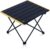 iClimb Ultralight Compact Camping Folding Table with Carry Bag (Black – S)