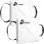 2 Pack Boat Throw Flotation Cushion, USCG Approved, Emergency Marine Throwable Flotation Device, Foam Boat Cushions Life Preserver, Throw Cushions for Boats, Kayaks, Canoes(White)