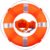 Lifebuoy Set 20Inch Life Preserver Ring and Water Floating Lifesaving Rope 98.4FT,Swim Foam Buoy,Swimming Pool Safety Throwing Ring with Perimeter Rope,Throwable Flotation Device