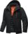 Men’s Thermal Waterproof Windproof Jacket Hooded Insulated, Lightweight Winter Snow Coat with Multiple Pockets