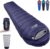 Down Sleeping Bag for Adults, 0°F 10°F 15°F 20°F 600 Fill Power Mummy Lightweight Compact Cold and Warm Weather Backpacking Sleeping Bag for Camping Hiking Outdoor All Seasons