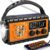 QAUYYW 74000mWh Emergency Radio with NOAA Weather, Portable Hand Crank SW/AM/FM Survival Radio with Fast Charge Rechargeable Solar Battery, Flashlight, Reading Lamp,SOS Sirenor Home Outdoor