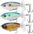 TRUSCEND Popobait Easy Catch Fishing Lures with BKK Hooks, Instant Startup, Longer Cast, Balanced Spray/Sound/Swim, Plopper Topwater Lures for Bass, Trout, Pike, Walleye, Freshwater Saltwater Fishing