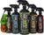 Boat Juice Luxury Boat Cleaning Kit | Interior Vinyl Seat Cleaner, Exterior Cleaner & Protectant, Hard Water Spot Remover, Ceramic Coating, Glass Cleaner, 2 Microfiber Towels | Marine Kit, Made in USA