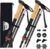 Carbon Fiber Trekking Poles – Lightweight Collapsible Hiking Poles, 2 PCS Nordic Hiking Sticks for Travel, Backpacking Walking Sticks for Men, Women, Seniors with Cork Grip & Quick-Lock System