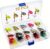 Fishing Spinner Lures Kit 10/15/16/20PCS, Inline Spinner Baits with Treble Hooks and Feather Tails, Metal Fishing Lures for Trout Bass Salmon Panfish, Multi-Color Freshwater Fishing Tackle Set