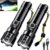 AKNEAR Rechargeable LED Flashlight High Lumens, Super Bright Flashlights with Zoomable & USB C Rechargeable & 5 Light Mode & IPX7 Waterproof, Powerful Flash Light for Home, Hiking, Camping