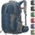 Maelstrom Hiking Backpack,Camping Backpack,40L Waterproof Hiking Daypack with Rain Cover,Lightweight Travel Backpack,Blue