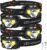 LHKNL Headlamp Flashlight,4-Pack Lumen Ultra Bright LED Rechargeable Headlight with White Red Light,Waterproof Motion Sensor Head Lamp,8 Mode for Outdoor Camping Running Cycling Fishing