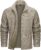 TACVASEN Men’s Fleece Jackets Full Zip Up Lightweight Jacket Casual Stylish with Pockets for Outdoor Office